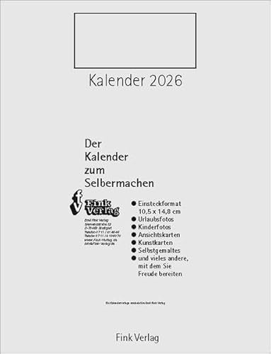 Kalender zum Selbermachen 2026: Einsteckkalender [Titel Hoch]