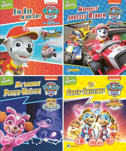 Nelson Mini-Bücher: PAW Patrol 13-16: 24 Mini-Bücher im Display
