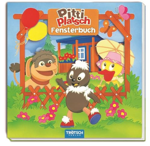 Fensterbuch Pittiplatsch, Pitti, Pittiplatsch, Moppi, Schnatterinchen, Sandmann; Sandmännchen, Buch, Kinderbuch, Bilderbuch: Entdeckerbuch Beschäftigungsbuch Spielbuch (Unser Sandmännchen)