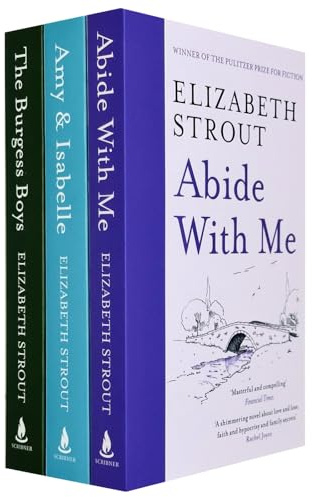 Elizabeth Strout Collection 3 Books Set (Amy & Isabelle, Abide With Me, The Burgess Boys)