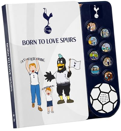 Fans Legacy Officially Licensed Spurs Sound Book, 8 Fan Chants, Ages 2+ | Officially Licensed Tottenham Hotspur Sound Book With 8 Iconic Fan Chants, Easy Press Buttons And Colourful Illustrations.