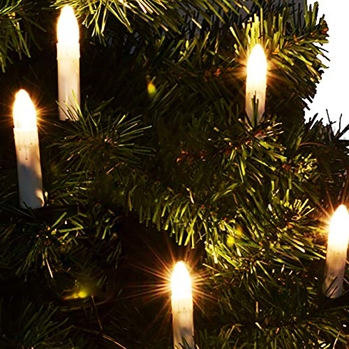 Nipach GmbH Erweiterungsset kabellose Christbaumkerzen LED Lichterkette Energiespar Xmas
