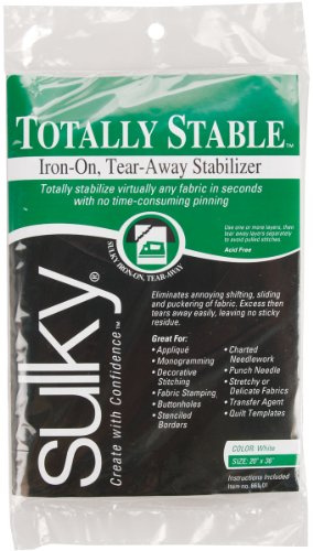Totally Stable Iron-On Tear-Away Stabilizer-20X36