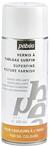 Pebeo 650806 400 ml Superfine Picture Varnish Spray, Transparent