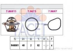 Facet 7.8692 Termostato, refrigerante