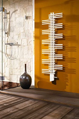 Zehnder Design Heizkörper Yucca YSD-090-050 908x64x500, Badheizkörper: Weiß RAL 9016