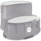 dBb Remond - Marchepied Enfant Base Antidérapante - 2 Marches Recouvertes de Caoutchouc - Tabouret Enfant - À Partir de 24 mois - Sécurité et Stabilité - H21 x P37 x l32 cm - Gris