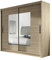 Mirjan24 Armadio con Specchio London VII, Armadio con Ante scorrevoli, Armadio Moderno per Camera da Letto, 180 x 215 x 57 cm, Guardaroba, Camera da Letto