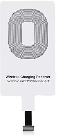 ameego iPhone Qi Récepteur, Ultra Mince sans Fil De Charge Qi Récepteur sans Fil Recharge Récepteur Patch Module Puce pour iPhone 7/7 Plus, iPhone 6/6 Plus, iPhone 5 / 5S / 5C / 5SE Récepteur