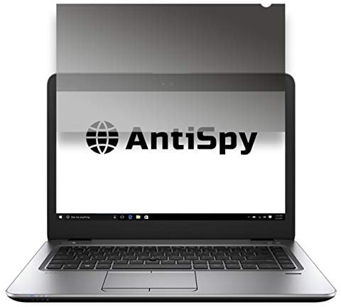 14 Klebende Blickschutzfolie | Laptop Blickschutzfilter – 2 Anbringungsmöglichkeiten | Robust und Wiederverwendbar | Privacy-Filter – schnelle Befestigung | Notebook Sichtschutz-Folie | von AntiSpy