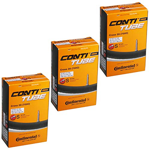 Continental Unisex Tube Innenschlauch, Schwarz, 28