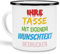 Tassendruck - Tasse, Rund - Keramik - 300 ml - Schwarz - Mitte - Personalisierbar mit eigenem Text oder Spruch