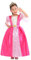 Sincere Party Robe de costume de princesse médiévale rose pour filles avec diadème 7-8 ans