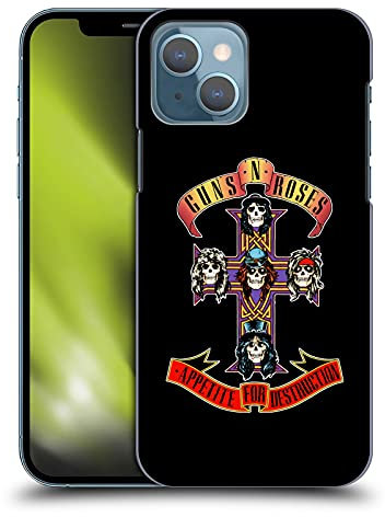 Head Case Designs sous Licence Officielle Guns N' Roses Appétit pour Destruction Art Clé Coque Dure pour l'arrière Compatible avec Apple iPhone 13