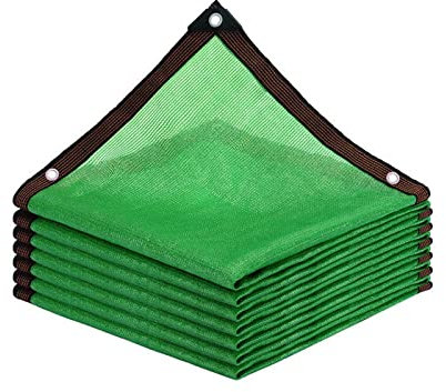 LIGUOYI Tenda Parasole A Vela Telo Ombreggiante Protezione dai Raggi UV Tenda Esterno, Polietilene Ad Alta Densità Pergola Addossata Traspirante Tende Pioggia Balcone Verde Ombreggiante