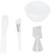 Face mask mixing tools wear resistant silicone brush face mask bowl set for home use