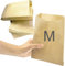 Sacchetti carta kraft marrone. Borsa pane baguette sandwich dolci pasticceria biscotti frutta spuntino pranzo nozze regalo arredamento (25x14cm 100units)