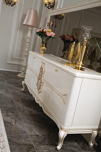 JV Möbel Luxus Sideboard XXL Sideboard Kommode Sideboards Schrank Kommoden weiß Anrichte