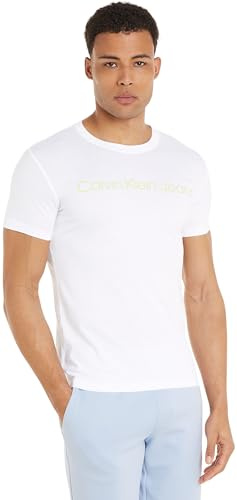 Calvin Klein Jeans Herren T-Shirt Kurzarm Institutional Logo Slim Fit