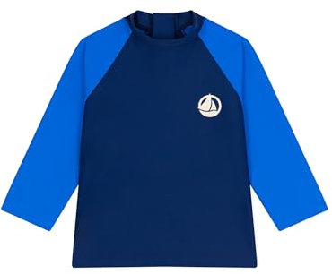 Petit Bateau A09UI, Camiseta Anti UV Bebé-Niños, Medieval/Surf, 6 Meses