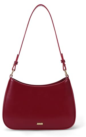 ACUYE Borsa a tracolla Y2K pochette da donna, borsa hobo crescente borsa in pelle con manico superiore borse a tracolla borsa a tracolla Y2K autunno moda borsa rossa, A02-vino Rosso, 25cm