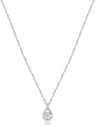 Brosway Collana Donna in Acciaio | Collana Con Cubic Zirconia | Collezione Ribbon - BBN29