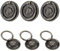 SVOCK 6pcs Schubladenknöpfe Vintage, Möbelknöpfe Vintage, Vintage Bronze Schrankknäufe Ziehgriff, Möbelknöpfe mit Schrauben Vintage Style Türgriffe für Schrank-Schubladen-Kleiderschrank