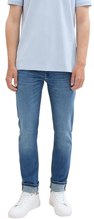 Tom Tailor Denim Herren Piers Slim Jeans, 10110 - Blue Denim, 32/34