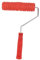 UKCOCO Rouleau À Peinture Grain De Bois 7 Pouces Rouleau Gaufré Avec Manche En Plastique Rouge Pour Peinture De Décoration Murale