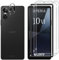 Lutree für Sony Xperia 10 VI für Panzerglas Schutzfolie, 2+2 Stück Schutzglas + Kameraschutz Folie (Schwarz), 9H Härte HD Displayschutz Bläschenfrei Anti- Kratzer Displayfolie