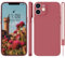 WXX für iPhone 12 Hülle Silikon Case, Handyhülle für iPhone 12 Dünn Slim mit Microfiber, Kratzfeste Rundumschutz Case Hülle für iPhone 12 6.1'' Rot