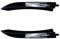 VNRQJLSN Heckdiffusor Splitter Stoßfängerlippe Für B&MW 3er F30 F36 M-Sport M-Pack 320i 325i 2013 2014 2015 2016 2017 2018 2019 Heckspoiler(Schwarz)