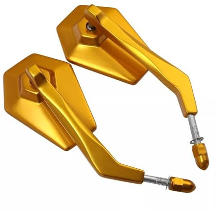 Lenkerendenspiegel Motorrad-Rückspiegel Aus Oxidiertem Gold, Passend Für Touring, Road, Glide, Street, Glide 1982 2020 2021 2022 2023–2024 Motorrad Rückspiegel