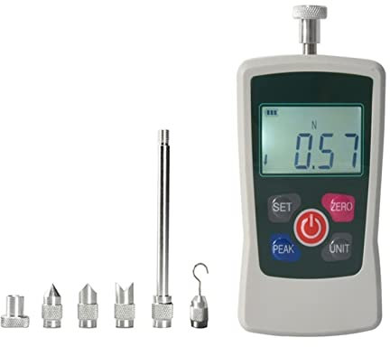 Force Tester Gauge Meter 200N Digital Force Gauge Four Unit Oz, Lb, N, Kg, Portable Pull Push Force Gauge Strumento di misurazione Dinamometro(2N)