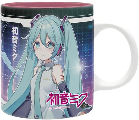 Hatsune Miku Cyberpunk Unisex Tasse multicolor Keramik Anime, Fan-Merch