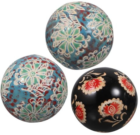 Alipis 3stücke Schwimmende Keramikkugeln Poolbälle Für Heimdekoration Teichkugeln Aquarium Deko Schwimmende Tonkugeln Für Blumenbecken Vogelbad