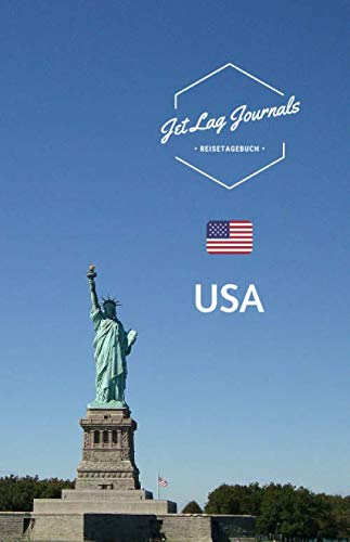 JetLagJournals • Reisetagebuch USA: Erinnerungsbuch zum Ausfüllen und Selberschreiben | Ideal als Abschiedsgeschenk