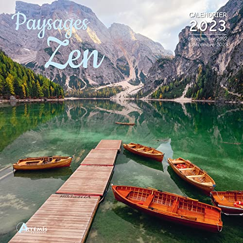 Calendrier paysages zen 2023: De septembre 2022 à décembre 2023