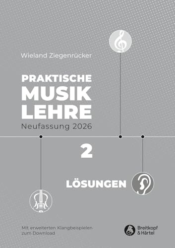 Praktische Musiklehre Lösungsheft zu Heft 2 (BV 392 ): Lösungen