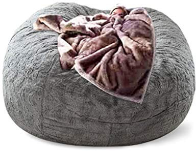 PURRL Giant Bean Bag Sofa Sojabeutel Bett Tagesdecke ohne gepolsterten Boden Sitz Faules Sofa Sofa Liegekissen Hocker (B) Little Surprise