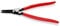 Knipex Pinza per Anelli di Sicurezza per Anelli di Sicurezza Esterni Su Alberi Bonderizzata Nera, Rivestiti in Resina Sintetica 320 Mm 46 11 A4