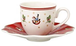 Villeroy & Boch Set Moka/tazzina da caffè con piattino, Porcellana, Multicolore, 22 x 16 x 8 cm