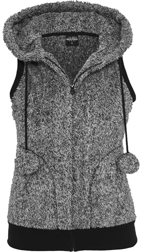 Urban Classics Damen Ladies Melange Teddy Vest