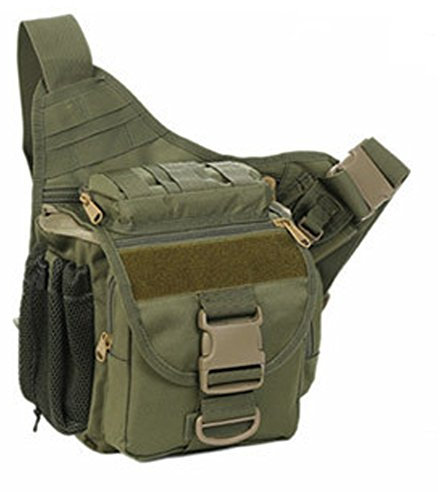 YAAGLE Tarnung satteltasches Paket Bauchtasche gürteltasche hüfttasche Umhängetasche Kameratasche Outdoor Schultertasche militärisches satteltasches Paket-Armee-grün