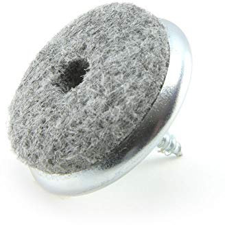 GLEITGUT 24 x Filzgleiter zum Schrauben 24 mm Möbelgleiter für Parkett Stuhlgleiter