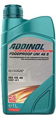 1 L Addinol Foodproof Uni 46 S vollsynthetisches Hydrauliköl Getriebeöl Verdichteröl