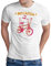 OM3® Bonanza Fahrrad T-Shirt - Herren - Retro Vintage Rad Bonanzarad I - Weiß, 4XL