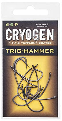 ESP Cryogen Trig Hammer Barbed Carp Hooks: 6