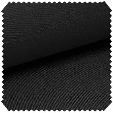 novely® PROVENT Schwerer Twill - 100% Baumwolle - Reißfester Möbelstoff - Polsterstoff für Arbeitskleidung - Pflegeleichte Meterware 1 lfm Farbe: 03 Schwarz 99