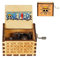 Cuzit One Piece Titan Spieluhr Spielzeug Holz Handkurbel Graviert Vintage Geburtstag Halloween Weihnachten Valentinstag Geschenk